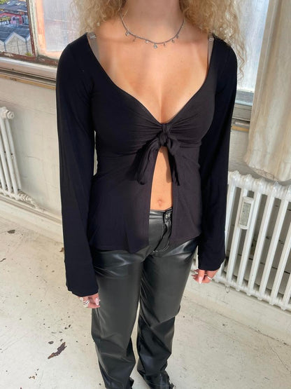 Luna Tie-Front Blouse ✨