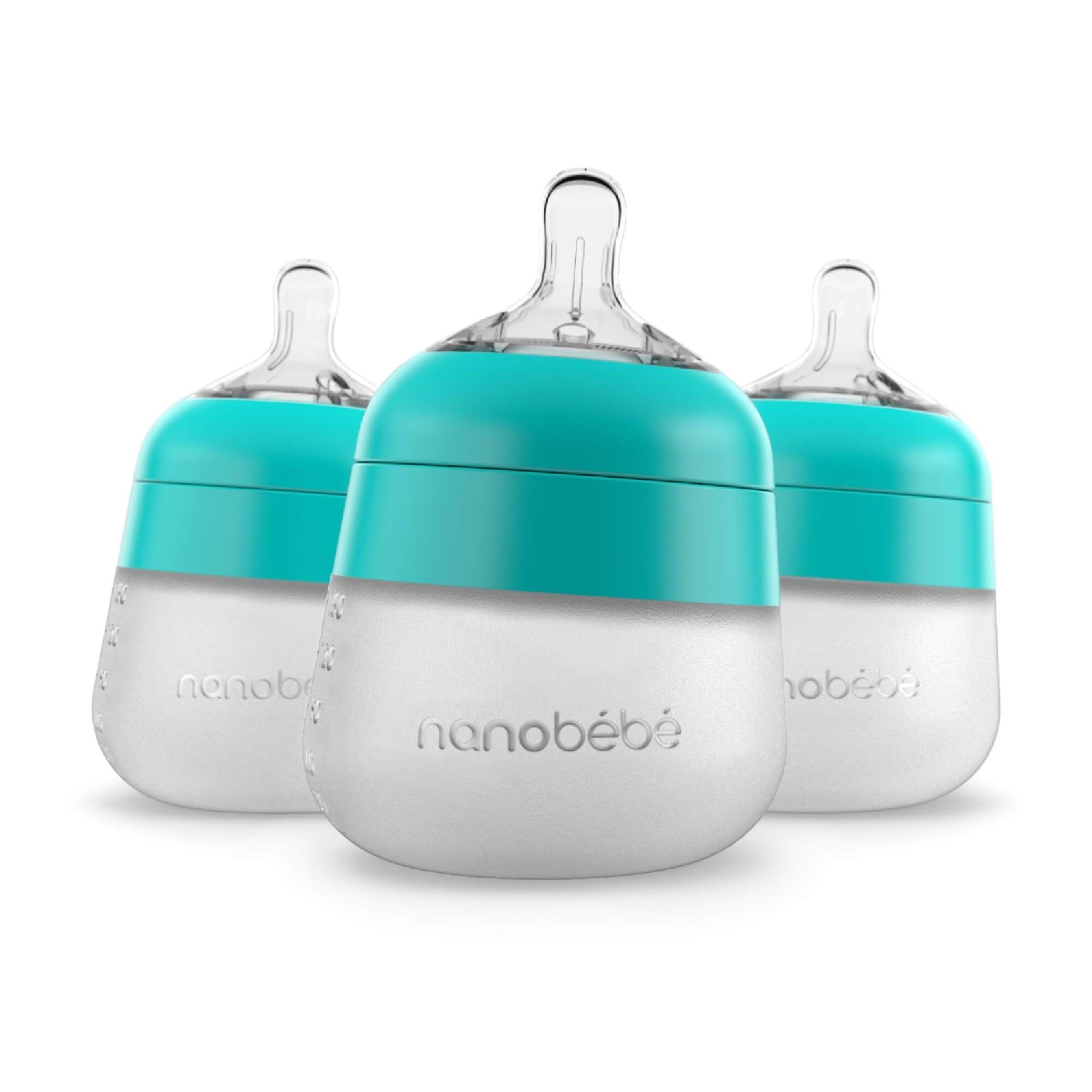 Nanobébé US Flexy Silicone Baby Bottle - 5oz & 9oz
